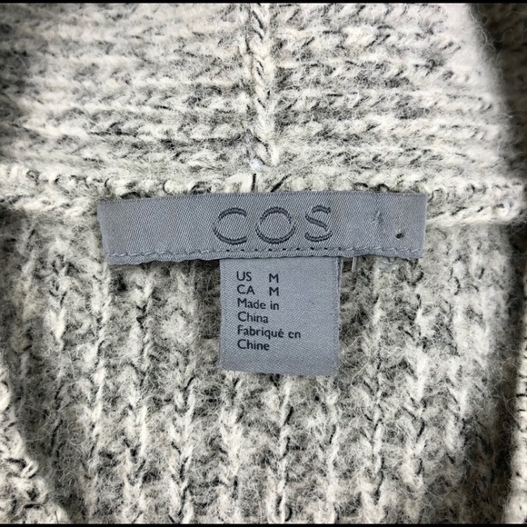 COS soft woollen crop sweater - Picture 2 of 5